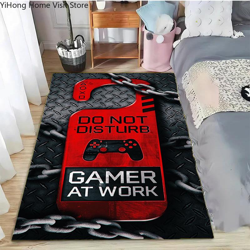 17 Style Game Controller Pattern Carpet for Living Room Decor Bedroom Bedside Leisure Area Floor Anti Slip Mats Welcome Rug Gift