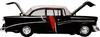 Atlantis Models Серия Route 66 1956 Chevrolet Пластиковая модель-конструктор ATLH1391 1/25
