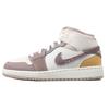 Air 1 Mid SE Craft GS Inside Out — Детские кроссовки Taupe Haze Brown Sail Fossil-Stone DZ4466-102