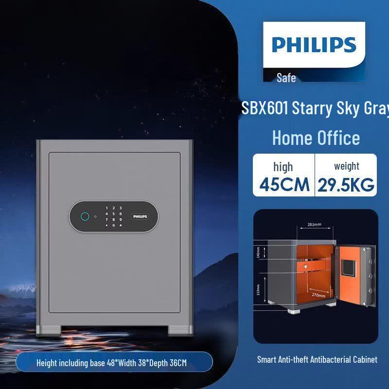 Philips SBX601 Smart Fingerprint Security Safe