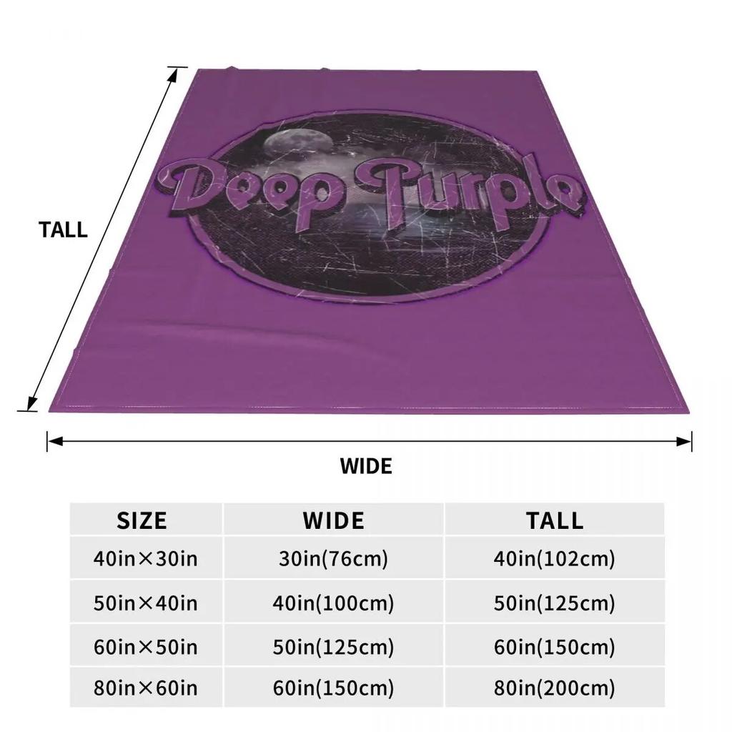 Винтажное темно-фиолетовое одеяло с полосками, фланелевое домашнее одеяло из тяжелого металла, уютное легкое тонкое одеяло для офиса