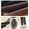 Langsha High-Waist Warm Fleece Shark Skin Leggings