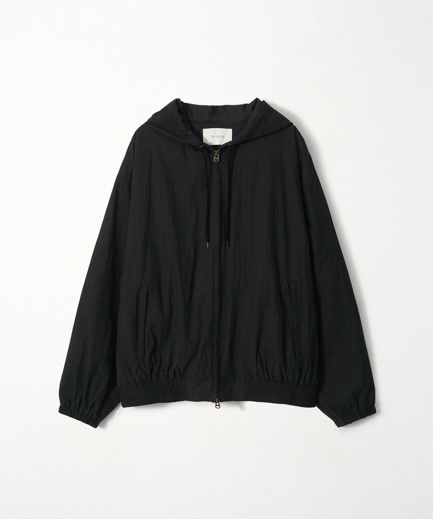 Ezio Nilon Hoodie Jacket_Black
