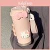 Термокружка Hello Kitty с изоляцией, большой емкости, с трубочкой, для офиса и улицы