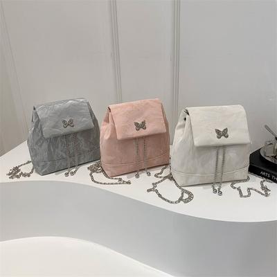 Корейская сумка через плечо Niche, женская сумка, модный новый летний рюкзак с цепочкой-бабочкой, модный рюкзак для поездок на работу