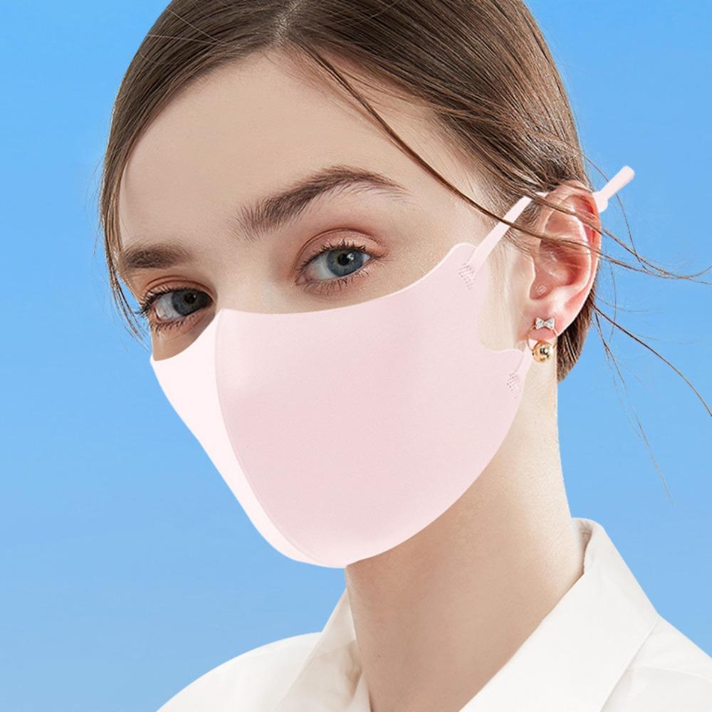 Бесследная маска из ледяного шелка Дышащая маска от солнца Модная маска от солнца Четыре сезона