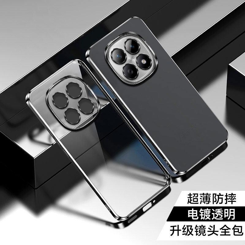 Для Mi POCO M8 Pro G Ультратонкий Позолоченный Силиконовый TPU Чехол Для POCO M 8 M8Pro Электрооцинкованный Прозрачный Ударопрочный Задний Чехол