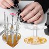 Pencil Rack Reusable Keep Desktop Organized Acrylic Great All-Purpose Nail Polish Brush Pen Stationery Holder Home Supplies