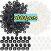 500 шт. Пластиковые навесные крышки для винтов, складные защитные крышки, кнопки, гайки, болты, крепежные крышки для мебели, декоративная фурнитура
