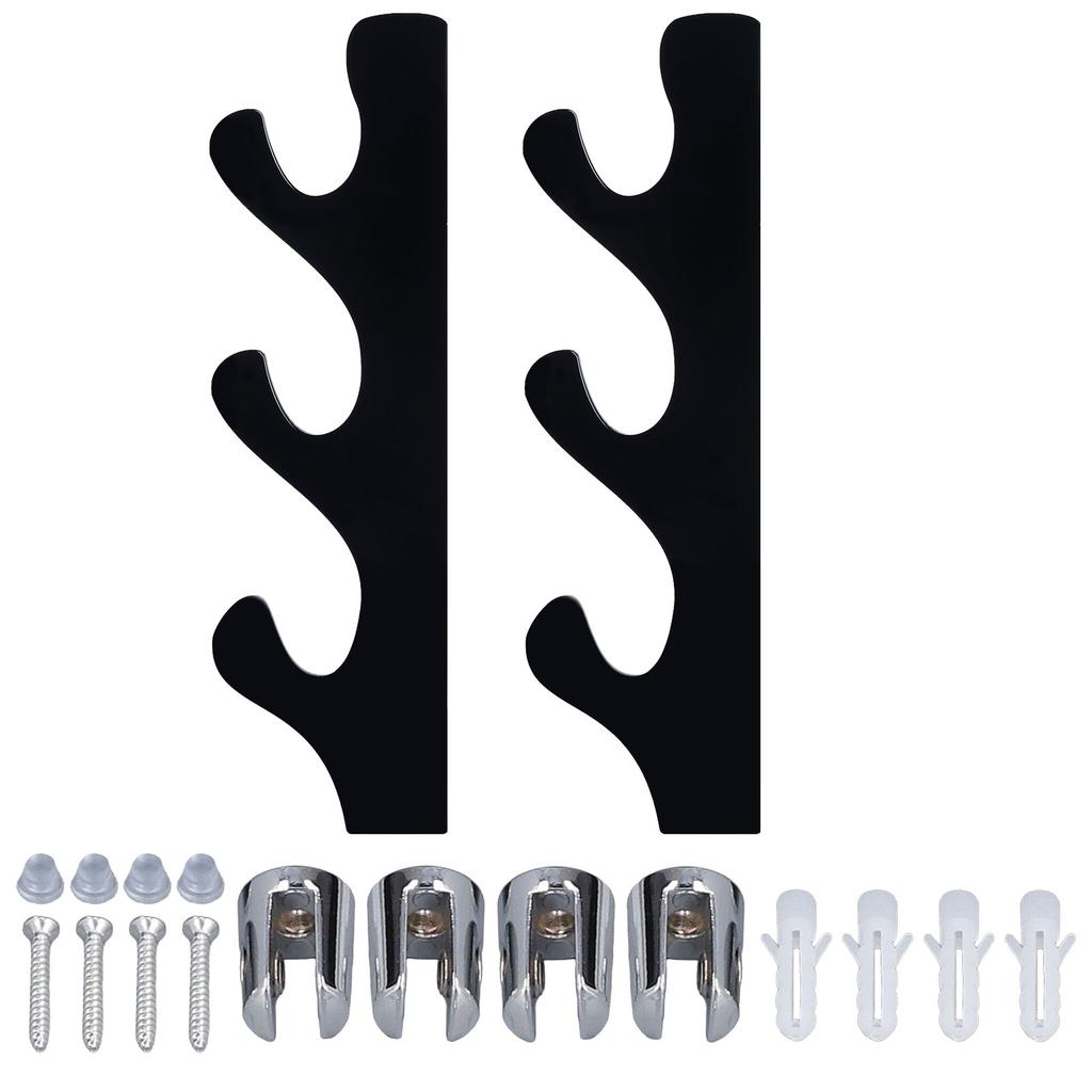 1 пара подставок для мечей акриловая трехслойная настенная подставка для демонстрации мечей подставка для всех мечей черная