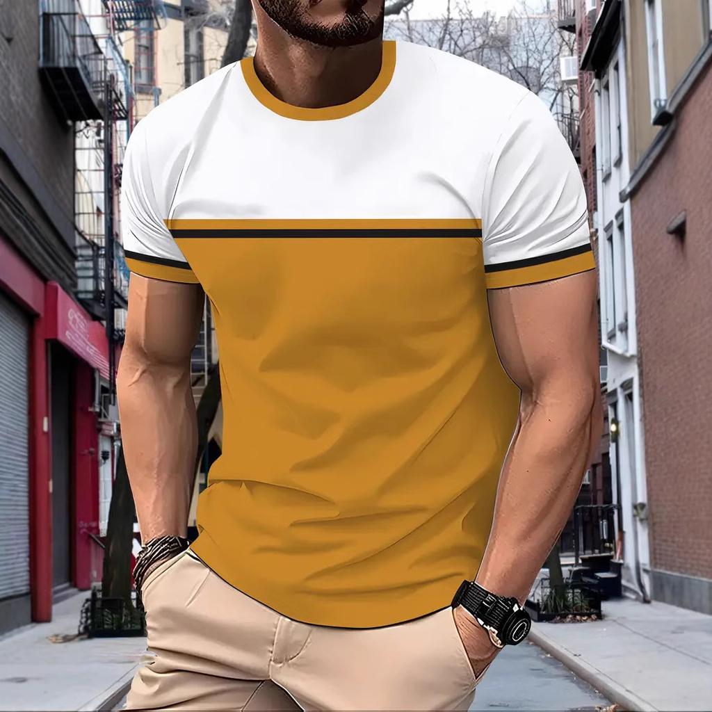 Футболка Street Cool Stripe для мужчин, спортивная футболка, футболки с 3D-принтом, женская одежда, забавные трендовые топы