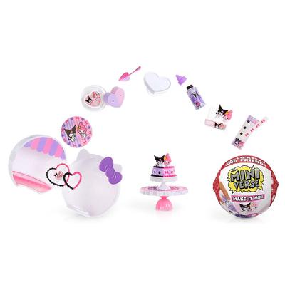 MGA Miniverse Make It Mini Hello Kitty and Friends Серия 2 Мини-коллекционные фигурки, Sanrio, Таинственная упаковка, Сделай сам, Рукоделие, Игра со смолой, Реплика еды,