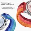 22-мм цветной нейлоновый ремешок-петля для Huawei Watch GT 6/5/5 Pro/4 46мм с застежкой на липучке