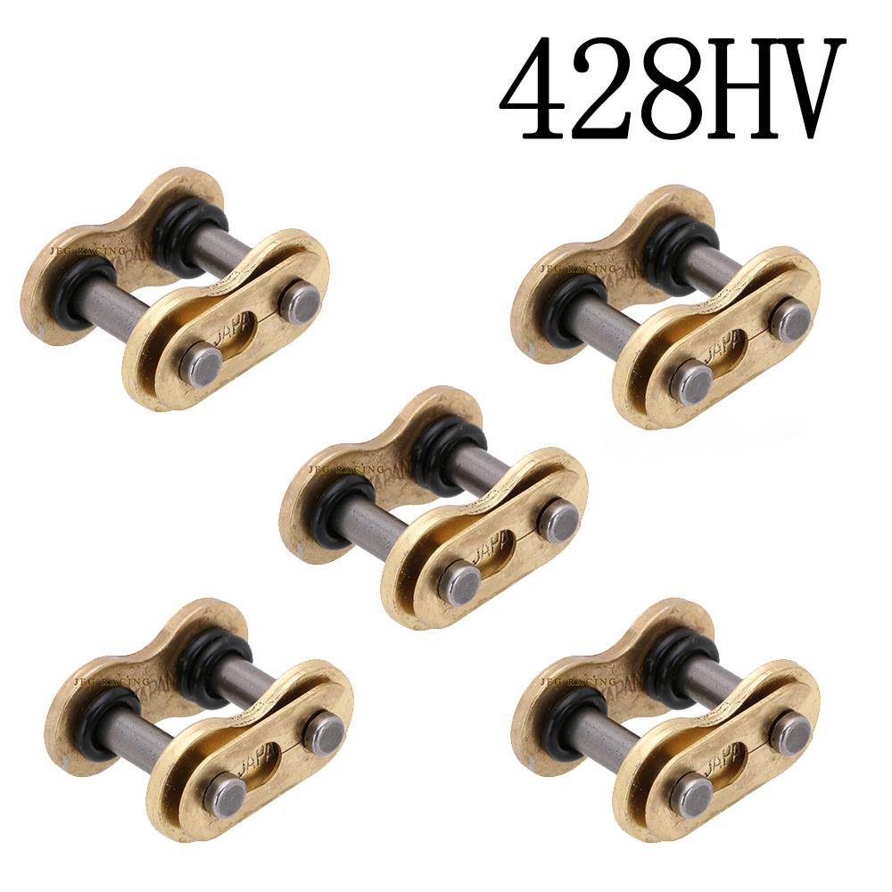 420 428 520 525 530HV Chain Connector Heavy Connecting Master Joint Link With O-Ring Chain Lock Motorcycle Buckle Ring Link JFG
