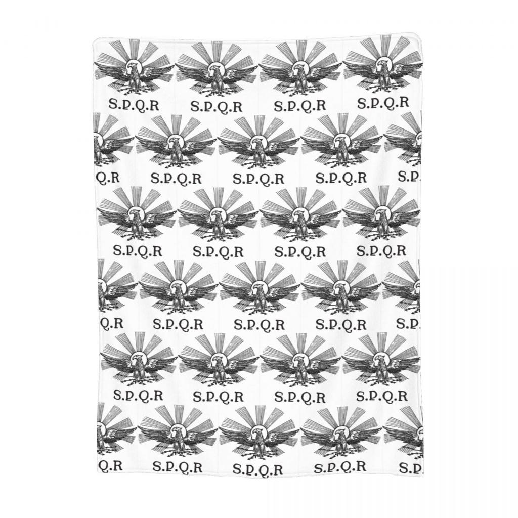 Rome SPQR Roman Blanket Soft Warm Flannel Throw Blanket Bedding for Bed Living room Picnic Travel Home Sofa
