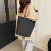 Японская повседневная сумка-тоут большой вместимости женская новая 2025 осень/зима простая наплечная сумка для поездок на работу повседневная сумочка