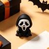Маленькая смоляная статуэтка ужасов, мини-фигурка кричащего скелета, 3D-печатная коллекционная уникальная настольная фигурка, жуткая для настольного компьютера, полки