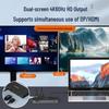 8K 30 Гц Док-станция Type-C с поддержкой Multi-Screen Display, HDMI 2.1/DP 1.4, Расширительный док для ноутбука и USB-разветвитель