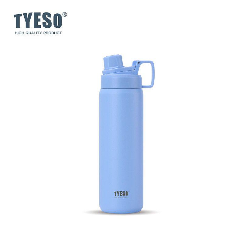 Tyeso New Stainless Steel Portable Sports Bottle Large Capacity Thermos Cup Outdoor Portable Frosted Water Cup