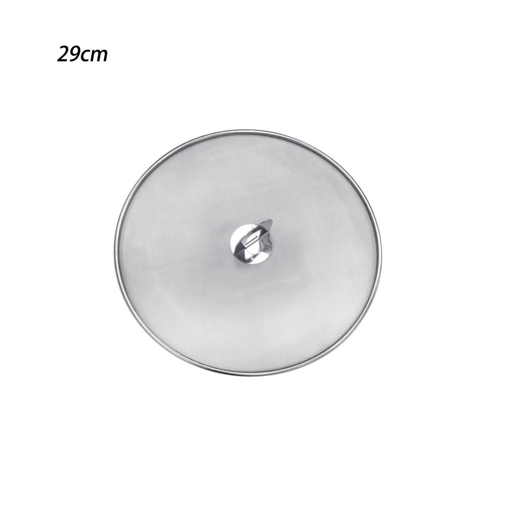 Stainless Steel Pan Cover Lid Oil Proofing Frying Pan Splatter Screen Spill Proof
