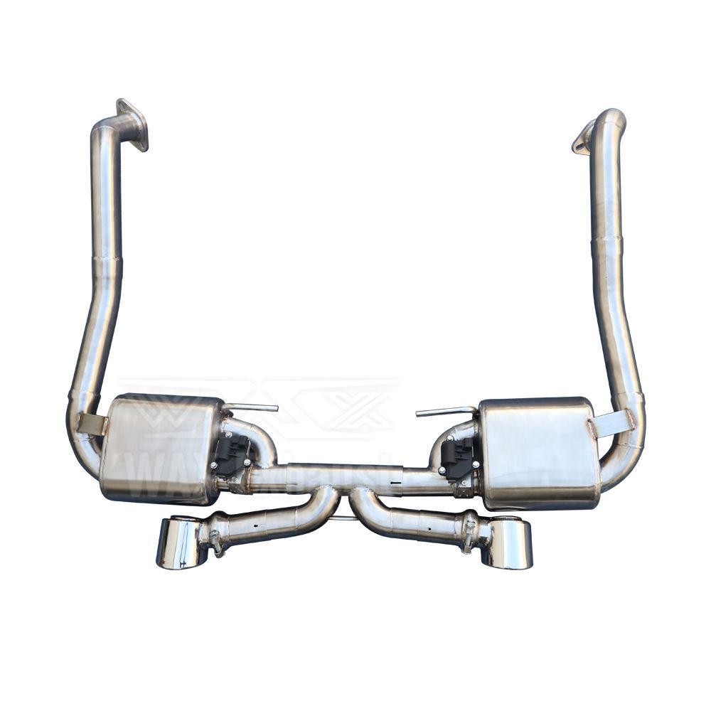 Stainless Steel GT4 Style Exhaust for 718 Cayman/Boxster (2016-2025)