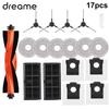 Dreame L10s Pro Ultra Heat, X30 Ultra, X30 Pro Accessories Vacuum Cleaner Replacement  Main Side Brush Filter Mop Dust Bag