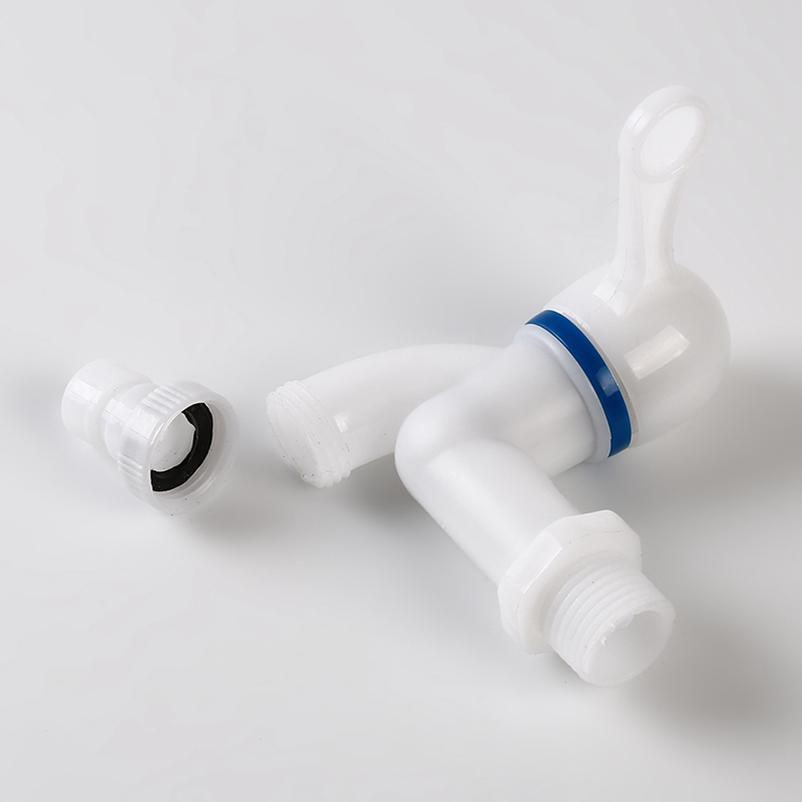Пластиковый кран, мини-кран, резьба, белый маленький кран, простая установка, стиральная машина