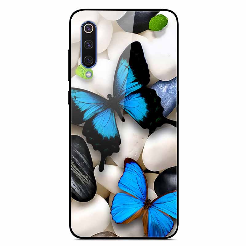 Чехлы для Xiaomi Mi A3 Роскошные Чехлы для Телефона из Закаленного Стекла Космические для Xiaomi MI 9 Lite Чехол 9lite MiA3 Жесткий Защитный Задний Корпус