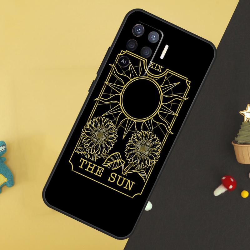 Лунное Таро Таинственный тотем Чехол Для Oppo A58 A78 A98 A18 A38 A74 A94 A54 A15 A17 A57 A6 A5 Pro A16 A76 A96 A40 A60 A80