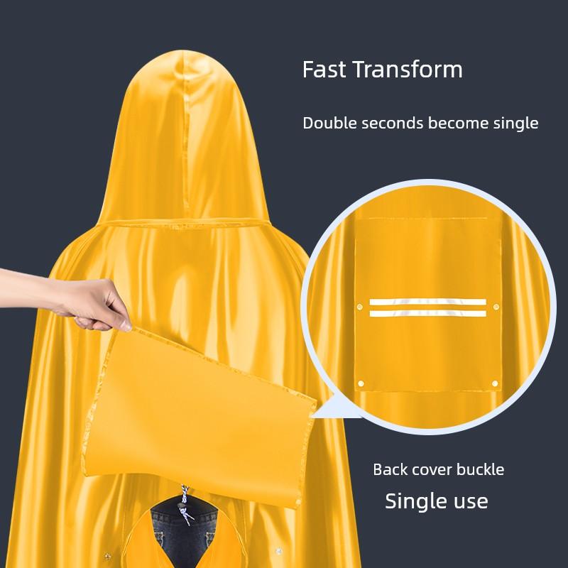 Battery Full Body Double Thick Special Motorcycle Raincoat