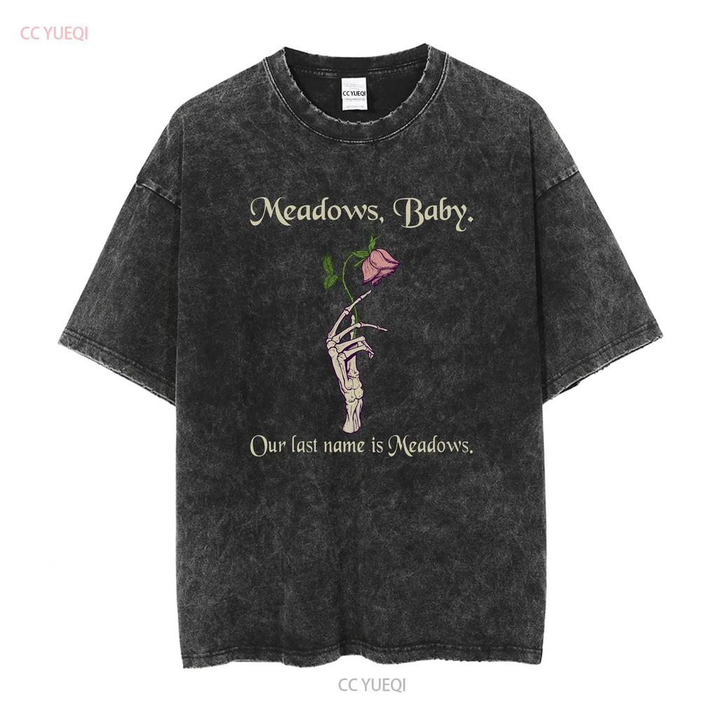 Винтажная футболка Zade Meadows Haunting Adeline Dark Romance Merch B винтажная Слегка стираная Качественная дизайнерская одежда Дышащая