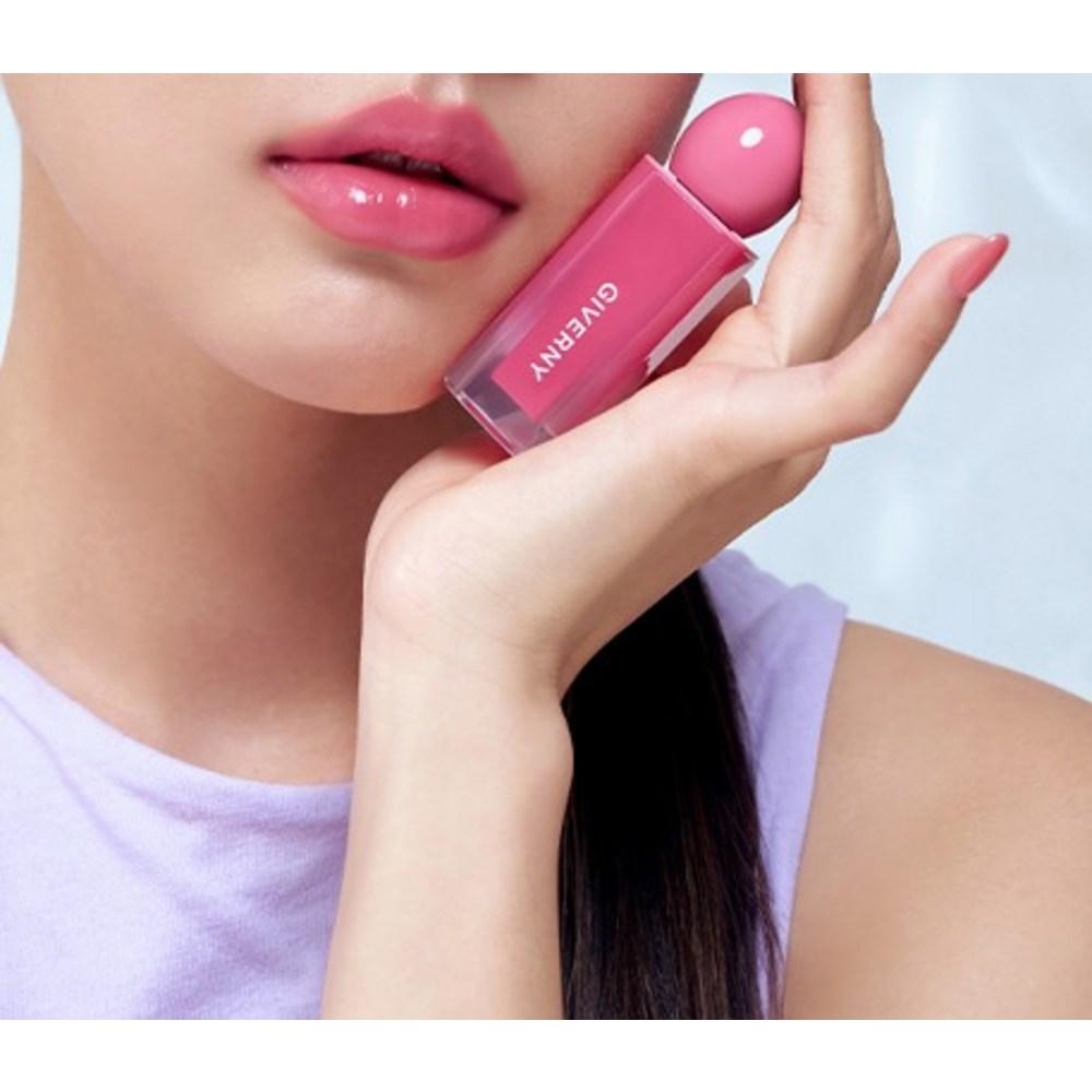 Giverny Тинт-блеск для губ Dewy Lip Glaze, оттенок 04 Youth Pink, 4,9 г, 1 шт.
