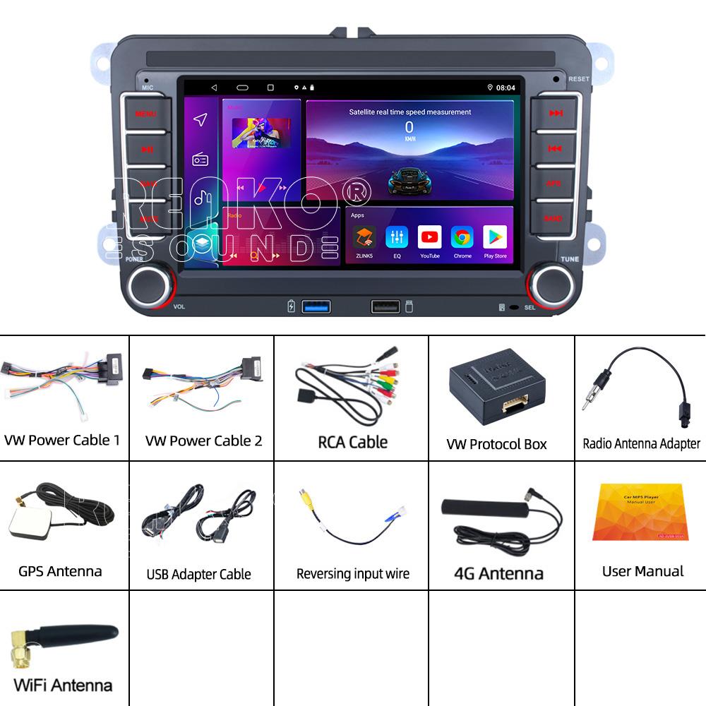 7-дюймовый автомобильный плеер для Volkswagen VW CC Passat B7 Polo Golf 5 6 Jetta mk5 mk6 Mirrorlink FM WIFI GPS RDS Wireless Carplay