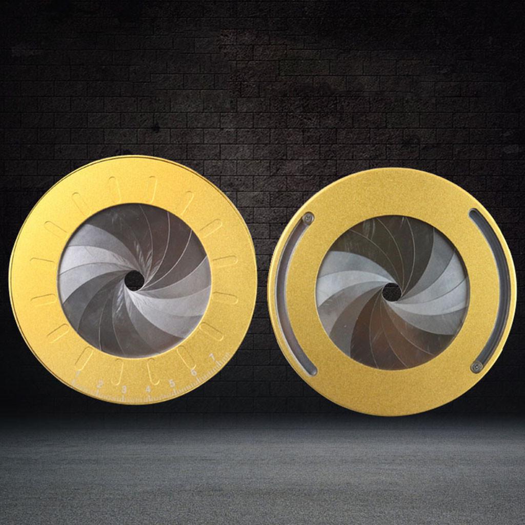 Круглый инструмент для измерения инструментов из нержавеющей стали, креативная линейка для рисования