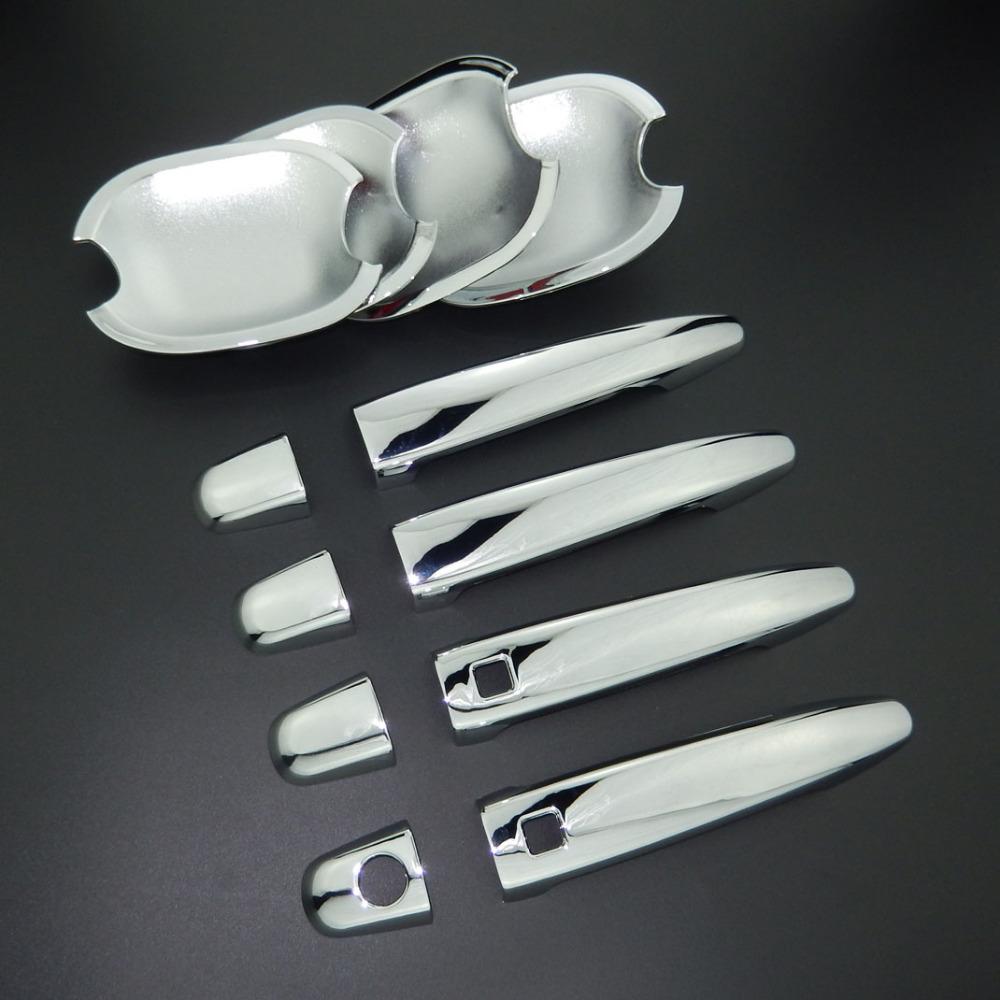 Для Lexus GX 470 J120 2003-2009 ABS Автомобильный Стайлинг Хромированная крышка боковой ручки двери Накладка и крышка дверной чаши 2004 2005 2006 2007