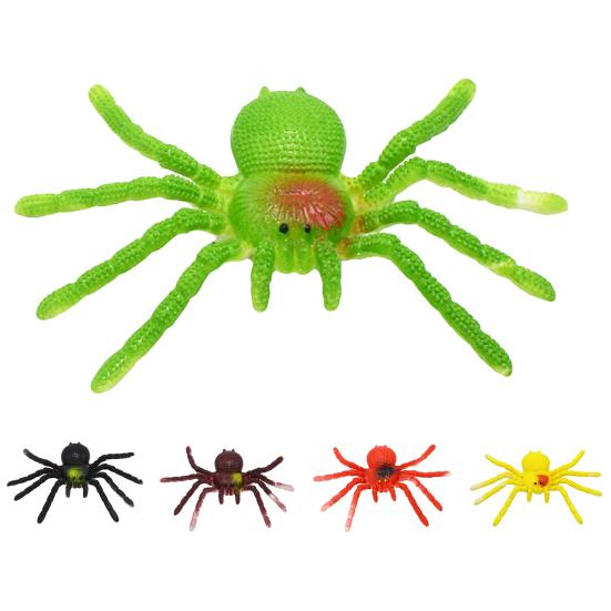 Tricky Toy Realistic Soft PVC Spider Action Model Insect Toy Figure Show Props
