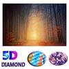 DIY 5D Diamond Painting Sun Scenery Parrots Resin Drill Embroidery Cross Stitch