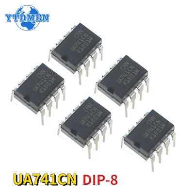10PCS UA741CN LM741 Операционный усилитель UA741 DIP-8 Интегральная схема