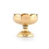 Brass Lotus Diya for Puja Set of 2 - Lotus Flower Diya for Pooja Room , Temple , Mandir, Office, Oil Lamp Diya for Home Decoration