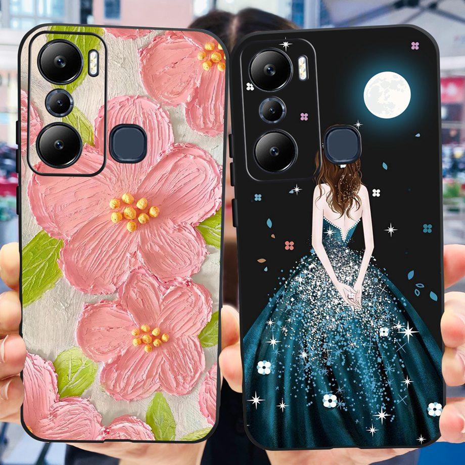 For Infinix Hot 20i 20 Play 20s Play Hot20 Phone Case Soft Liquid Silicone Bumper Shell Marble Cute Fashion Fundas For Hot20i