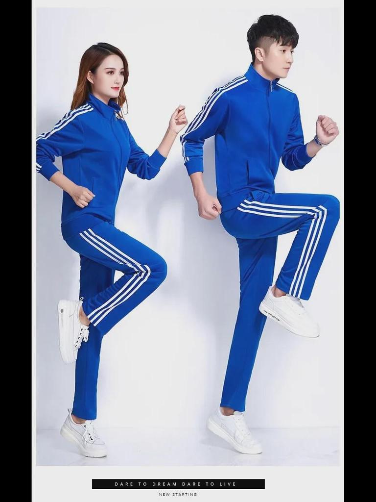 Повседневная куртка унисекс с тремя планками — универсальная весенняя спортивная одежда, идеально подходящая для пар и студентов.