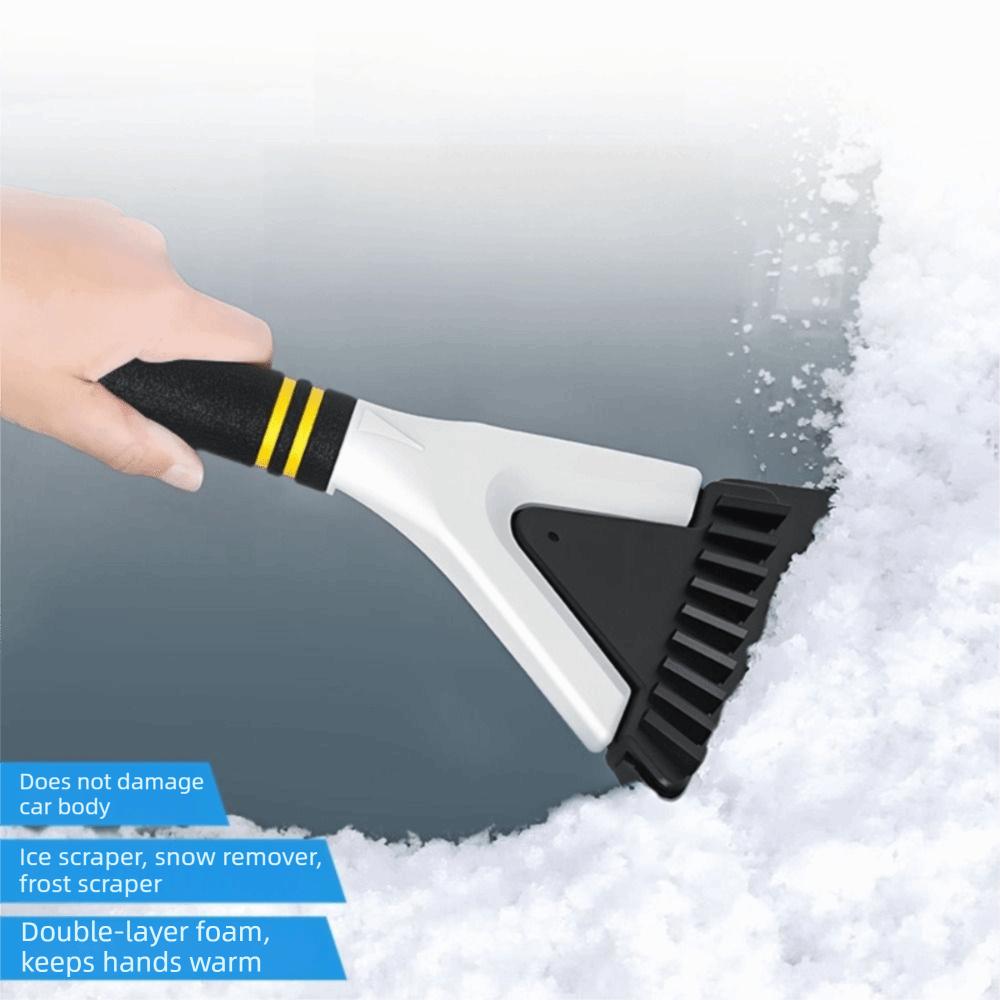 Efficient Ice Scraper Ergonomic Handle Car Snow Removal Tool Windshield Deicer Vehicle Windows