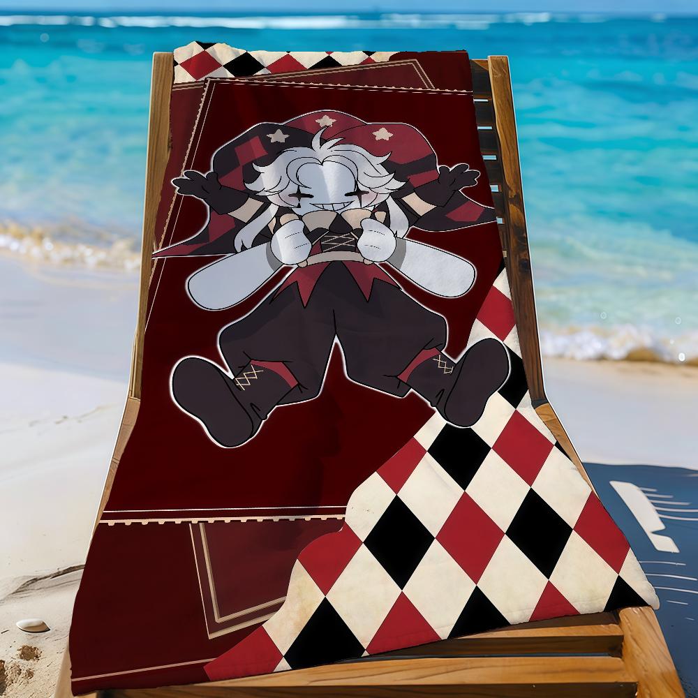 Игровое полотенце Pierrot The Freak Circus Спортивное Быстросохнущее Туристическое Снаряжение для Кемпинга Песозащитное Мягкое Легкое Большое Пляжное Полотенце
