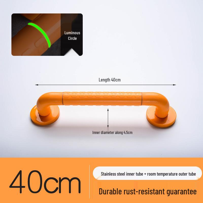 Stainless Steel Safety Grab Bar for Elderly - Bathroom Toilet Armrest