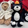JC Ultra Soft Plush Toys Pig/Cat/Bear Cute Stuffed Animals Cuddly Emotional Companion Perfect Gift for Kids Adults Home Decor
