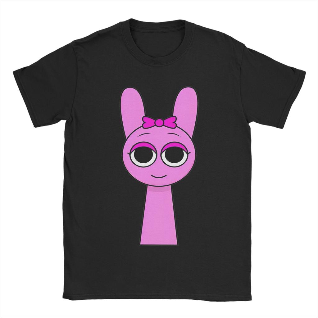 Humor Sprunki TShirts for Unisex Unisex Round Collar 100 Cotton T Shirt Cartoon Anime Game Short Sleeve Tees Birthday Gift Clothes