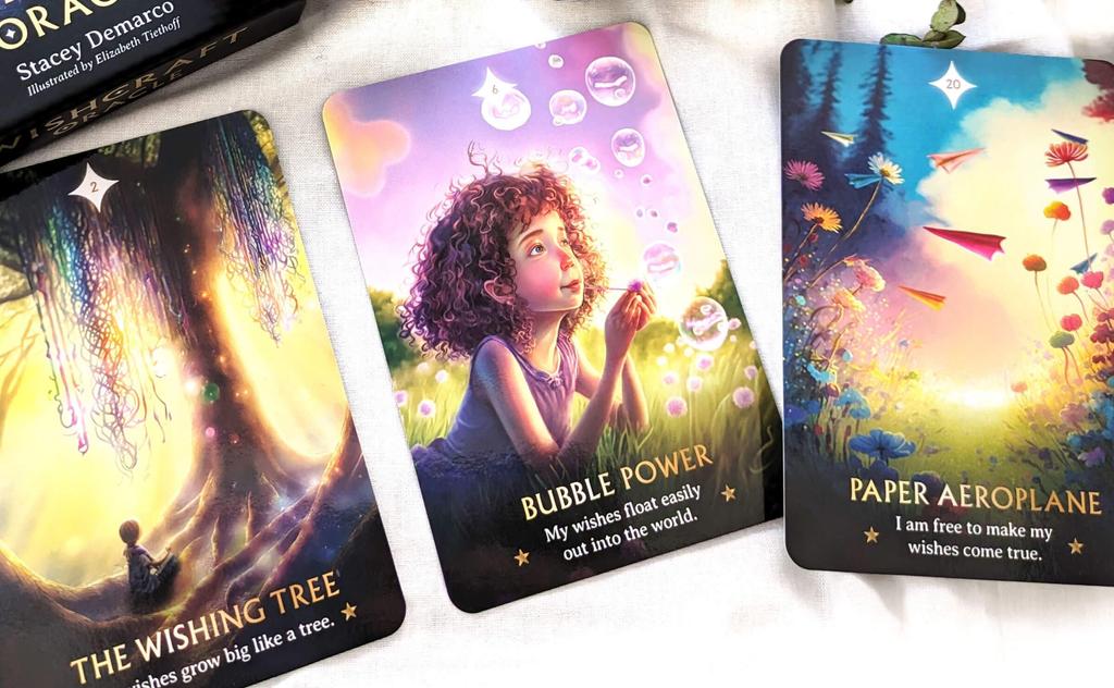 Oracle Cards Wish Craft Oracle Japanese Edition Affirmation Fortune Telling with Japanese Instruction Manual I.I.J