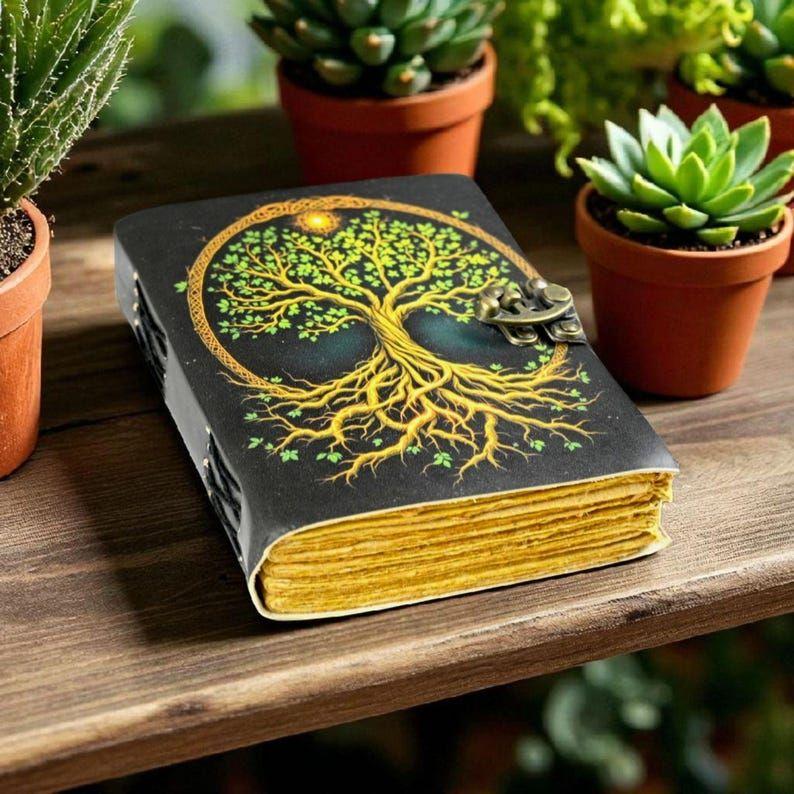 Кожаный гримуар-дневник «Древо жизни»: Книга теней