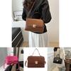 Fashionable Pu Leather Shoulder Bag For Women Classic Square Crossbody Handbag