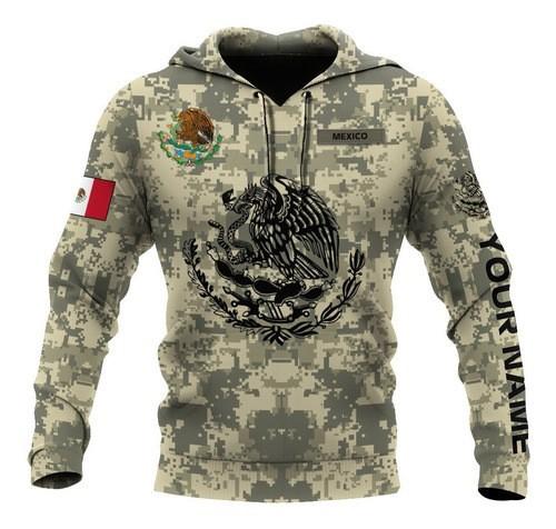 2025 Europe, America, Europe and America men's sweater Mexico logo boys sweater 3D printing autumn and winter hooded sweater